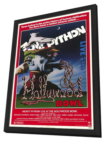 Monty Python Live at Hollywood Bowl 11 x 17 Movie Poster - Style A - in Deluxe Wood Frame