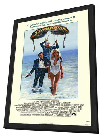 Sunburn 11 x 17 Movie Poster - Style A - in Deluxe Wood Frame