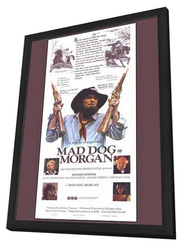 Mad Dog Morgan 11 x 17 Movie Poster - Style B - in Deluxe Wood Frame