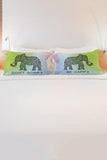 Don't Worry Elephant - Multi Pillowcase by OBC