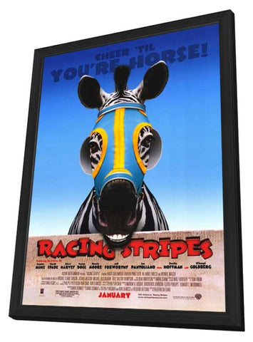 Racing Stripes 11 x 17 Movie Poster - Style A - in Deluxe Wood Frame