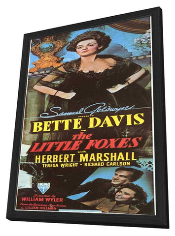 The Little Foxes 11 x 17 Movie Poster - Style A - in Deluxe Wood Frame