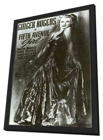 Fifth Avenue Girl 11 x 17 Movie Poster - Style A - in Deluxe Wood Frame