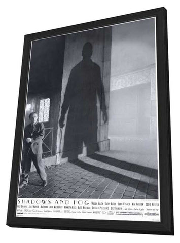 Shadows and Fog 11 x 17 Movie Poster - Style A - in Deluxe Wood Frame