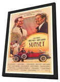 Sunset 11 x 17 Movie Poster - Style A - in Deluxe Wood Frame