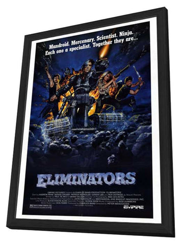 Eliminators 11 x 17 Movie Poster - Style A - in Deluxe Wood Frame