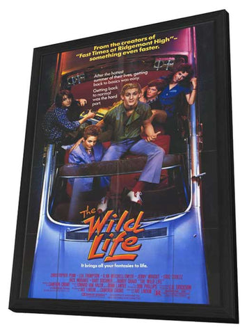 The Wild Life 11 x 17 Movie Poster - Style A - in Deluxe Wood Frame