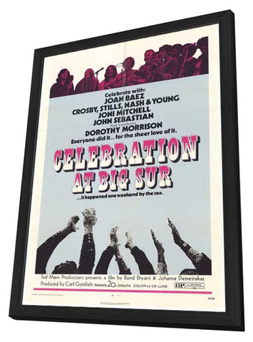 Celebration at Big Sur 11 x 17 Movie Poster - Style A - in Deluxe Wood Frame