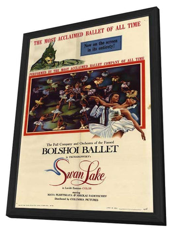 Swan Lake 11 x 17 Movie Poster - Style A - in Deluxe Wood Frame