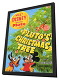 Pluto's Christmas Tree 11 x 17 Movie Poster - Style A - in Deluxe Wood Frame