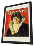 Theda Bara 11 x 17 Motion Picture Classic Magazine Cover 1920's Style A - in Deluxe Wood Frame