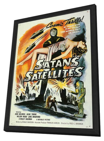 Satan's Satellites 11 x 17 Movie Poster - Style A - in Deluxe Wood Frame