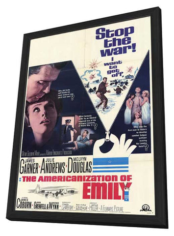 The Americanization of Emily 11 x 17 Movie Poster - Style A - in Deluxe Wood Frame