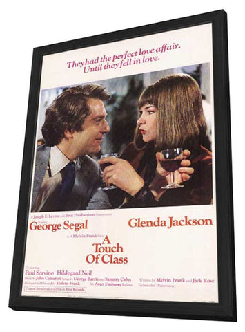A Touch of Class 11 x 17 Movie Poster - Style B - in Deluxe Aluminum Frame