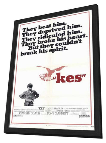 Kes 11 x 17 Movie Poster - Style B - in Deluxe Wood Frame