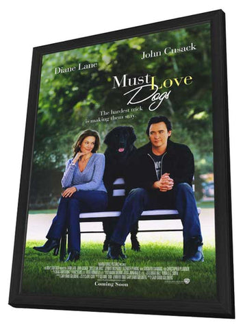 Must Love Dogs 11 x 17 Movie Poster - Style A - in Deluxe Wood Frame