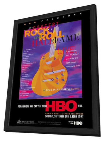 The Concert for the Rock and Roll Hall of Fame 11 x 17 TV Poster - Style A - in Deluxe Aluminum Frame