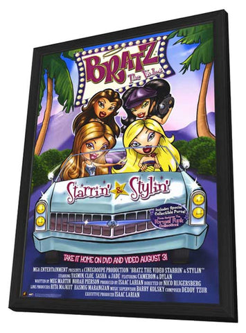 Bratz: Starrin' &  Stylin' 11 x 17 Movie Poster - Style A - in Deluxe Wood Frame