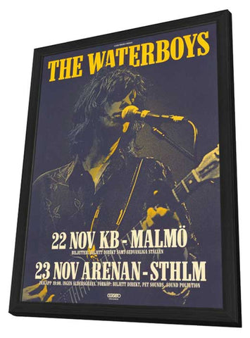Waterboys 11 x 17 Music Poster - Style A - in Deluxe Wood Frame