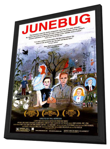 Junebug 11 x 17 Movie Poster - Style A - in Deluxe Wood Frame