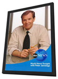 ABC News with Peter Jennings 11 x 17 TV Poster - Style A - in Deluxe Aluminum Frame