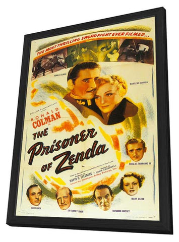 The Prisoner of Zenda 11 x 17 Movie Poster - Style B - in Deluxe Wood Frame