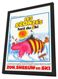 Bronzés font du ski, Les 11 x 17 Movie Poster - Belgian Style A - in Deluxe Aluminum Frame