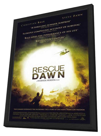 Rescue Dawn 11 x 17 Movie Poster - Style B - in Deluxe Aluminum Frame