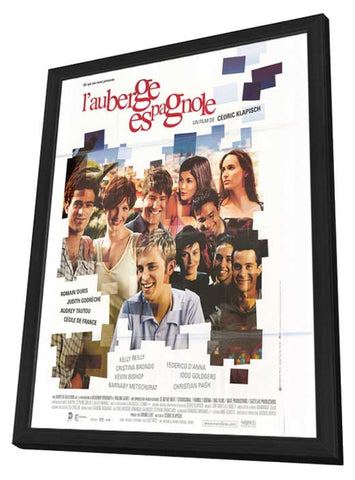 L' Auberge Espagnole 11 x 17 Movie Poster - French Style A - in Deluxe Aluminum Frame