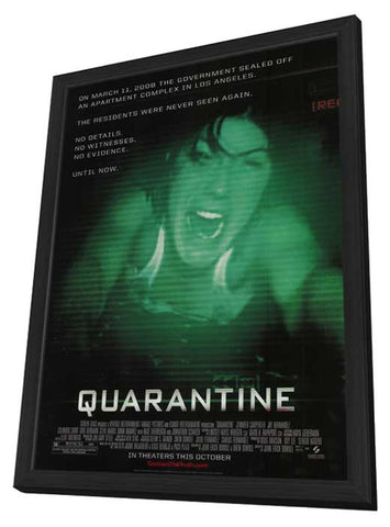 Quarantine 11 x 17 Movie Poster - Style A - in Deluxe Aluminum Frame
