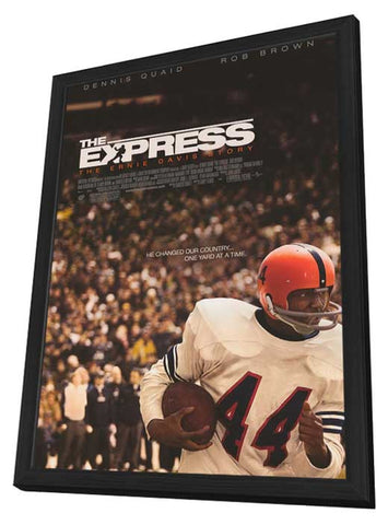 The Express 11 x 17 Movie Poster - Style A - in Deluxe Aluminum Frame
