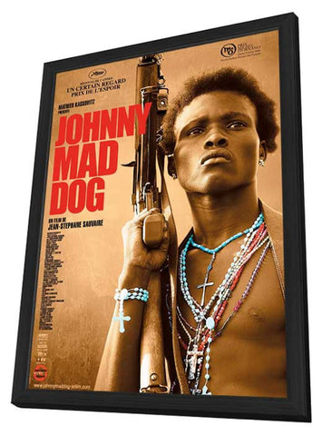 Johnny Mad Dog 11 x 17 Movie Poster - French Style A - in Deluxe Aluminum Frame