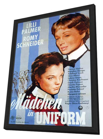 Maedchen in Uniform 11 x 17 Movie Poster - German Style A - in Deluxe Aluminum Frame