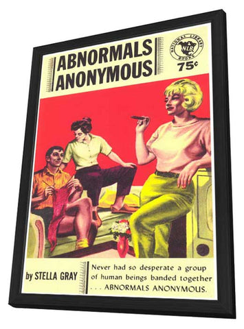 Abnormals Anonymous 11 x 17 Retro Book Cover Poster - in Deluxe Aluminum Frame