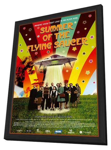 Summer of the Flying Saucer 11 x 17 Movie Poster - Swedish Style B - in Deluxe Aluminum Frame