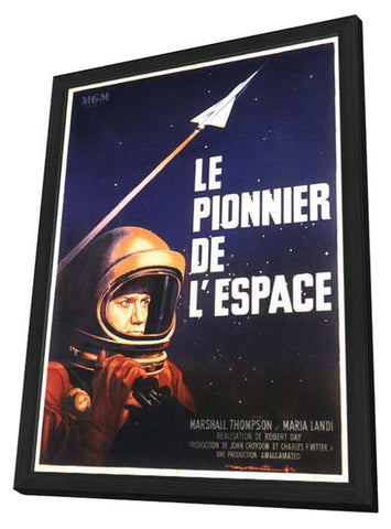 First Man Into Space 11 x 17 Movie Poster - French Style A - in Deluxe Aluminum Frame