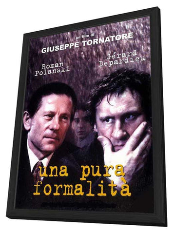A Pure Formality 11 x 17 Movie Poster - Italian Style A - in Deluxe Aluminum Frame