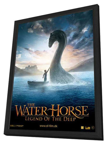 The Water Horse: Legend of the Deep 11 x 17 Movie Poster - Danish Style B - in Deluxe Aluminum Frame