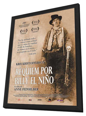 Requiem for Billy the Kid 11 x 17 Movie Poster - Spanish Style A - in Deluxe Aluminum Frame