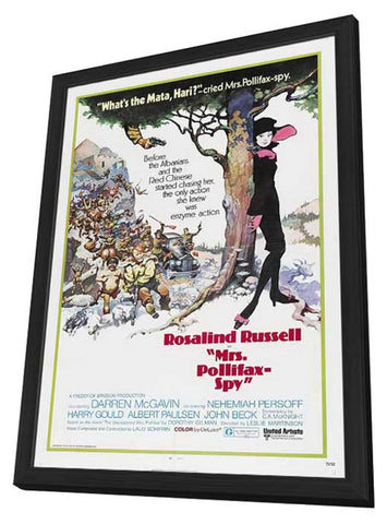 Mrs. Pollifax Spy 11 x 17 Movie Poster - Style A - in Deluxe Wood Frame