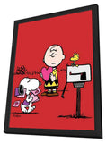 Be My Valentine, Charlie Brown 11 x 17 Movie Poster - Style B - in Deluxe Wood Frame
