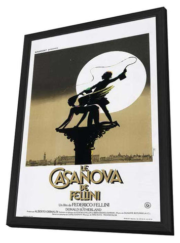 Fellini's Casanova 11 x 17 Movie Poster - French Style A - in Deluxe Aluminum Frame