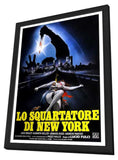 New York Ripper 11 x 17 Movie Poster - Italian Style A - in Deluxe Aluminum Frame