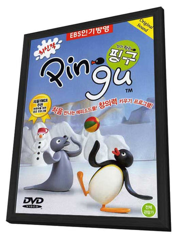 Pingu 11 x 17 Movie Poster - Korean Style A - in Deluxe Aluminum Frame