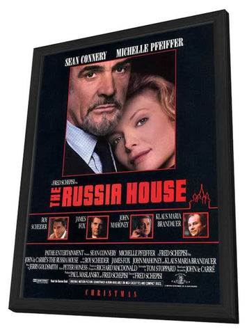 The Russia House 11 x 17 Movie Poster - Style F - in Deluxe Wood Frame