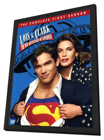Lois and Clark: The New Adventures of Superman 11 x 17 Movie Poster - Style A - in Deluxe Wood Frame