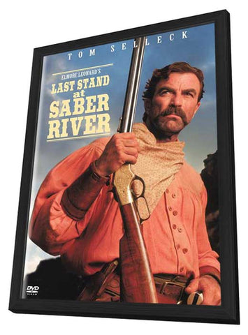 Last Stand at Saber River 11 x 17 Movie Poster - Style A - in Deluxe Wood Frame