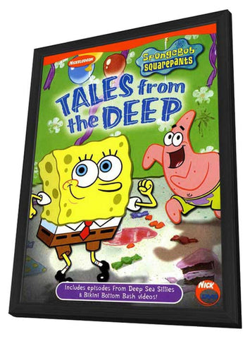 SpongeBob SquarePants 11 x 17 Movie Poster - Style A - in Deluxe Wood Frame
