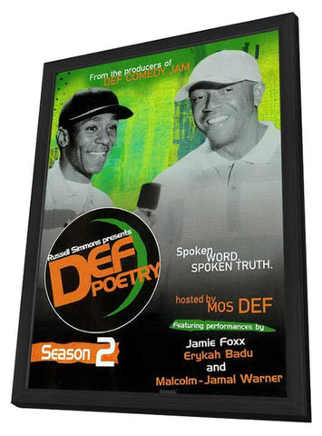Russell Simmons Presents Def Poetry (TV) 11 x 17 TV Poster - Style A - in Deluxe Aluminum Frame