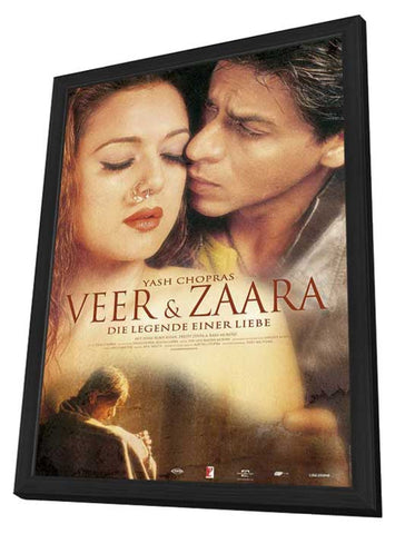 Veer-Zaara 11 x 17 Movie Poster - German Style A - in Deluxe Aluminum Frame